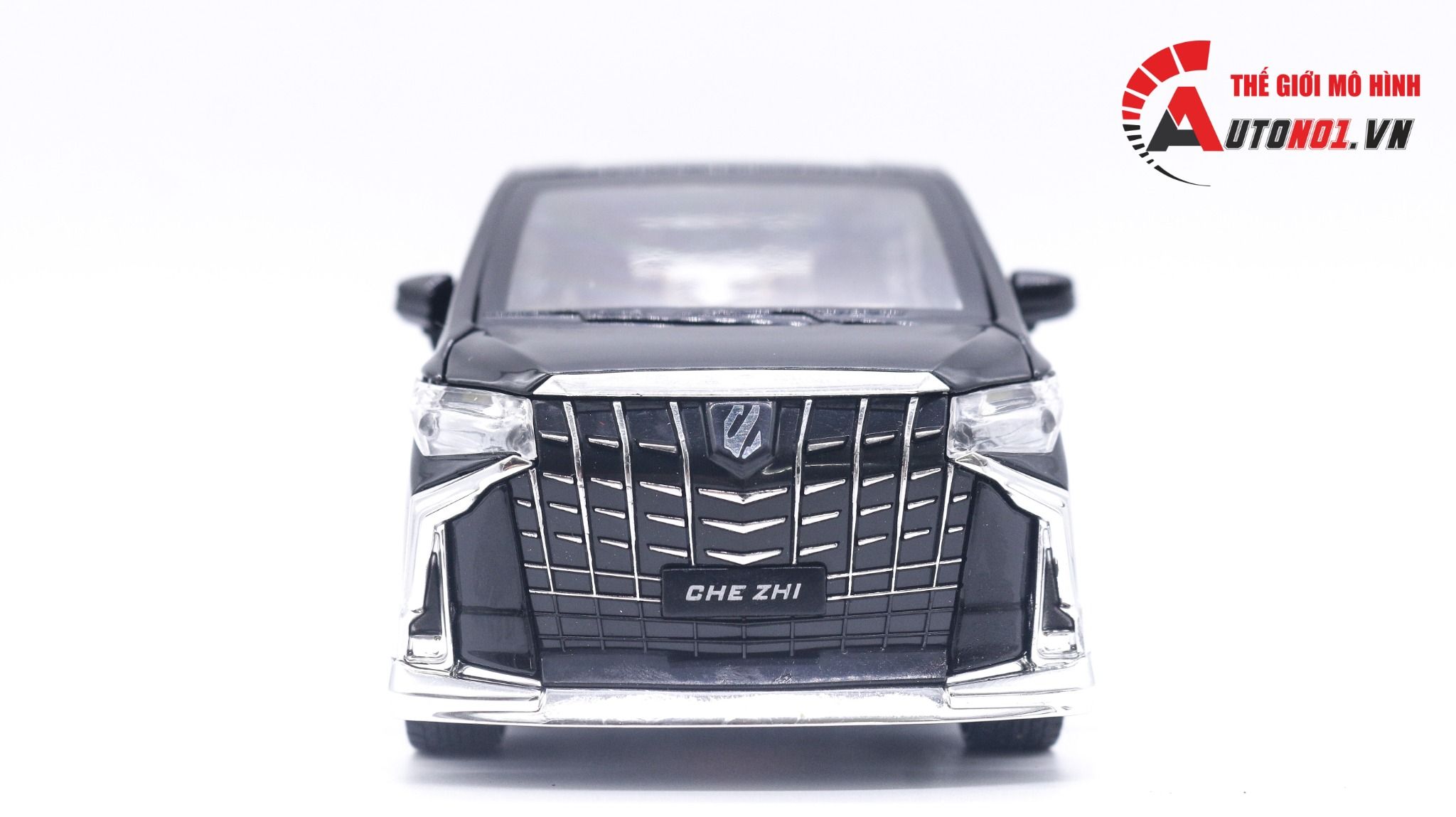 Mô hình xe Toyota Alphard 2022 full open - full kính - đánh lái được tỉ lệ 1:24 Chezhi OT016