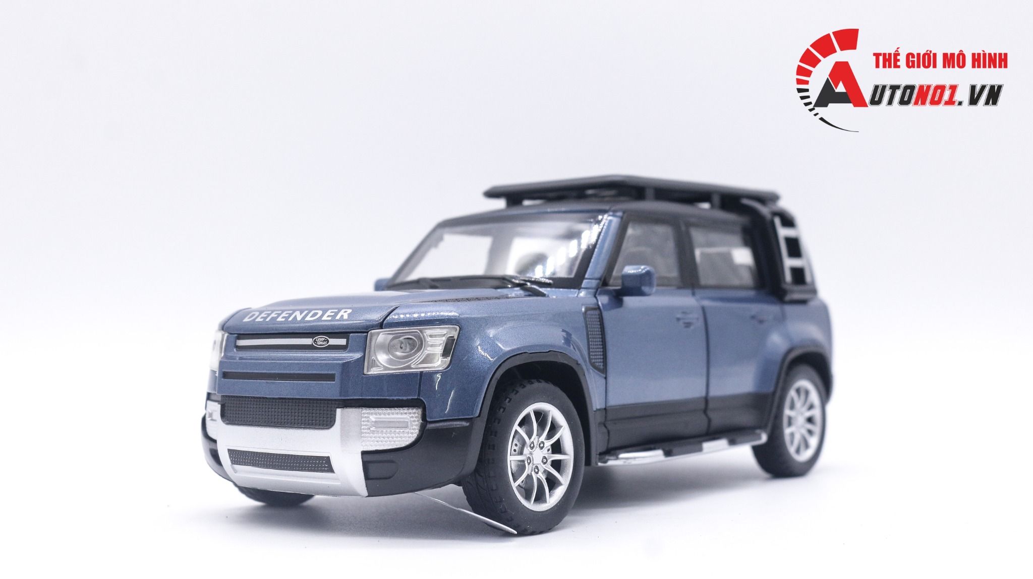 Mô hình xe Land Rover Defender full open - full kính , đánh lái được tỉ lệ 1:24 NEWAO OT017