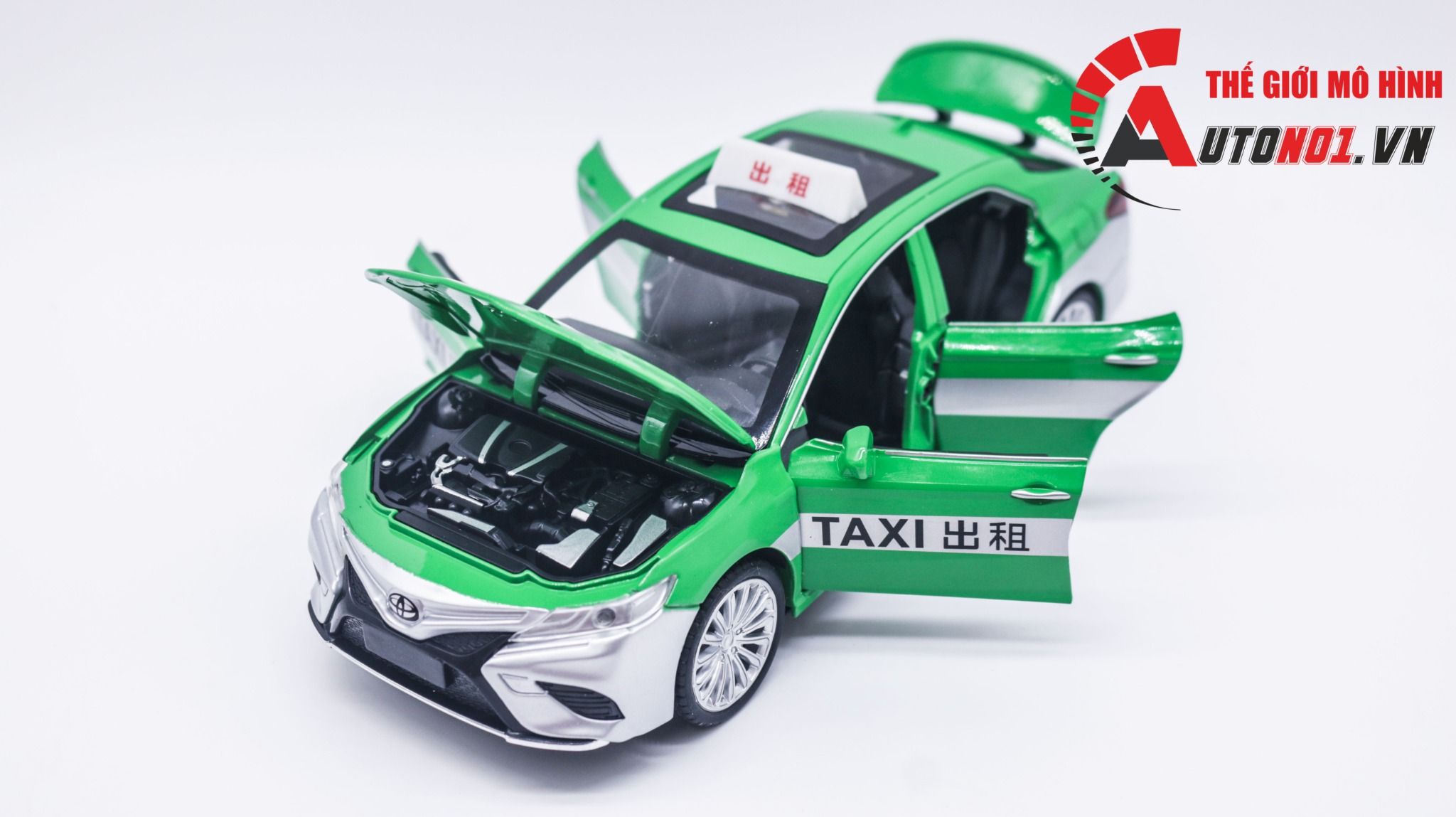  Mô hình xe Toyota Camry taxi tỉ lệ 1:24 CheZhi OT341 