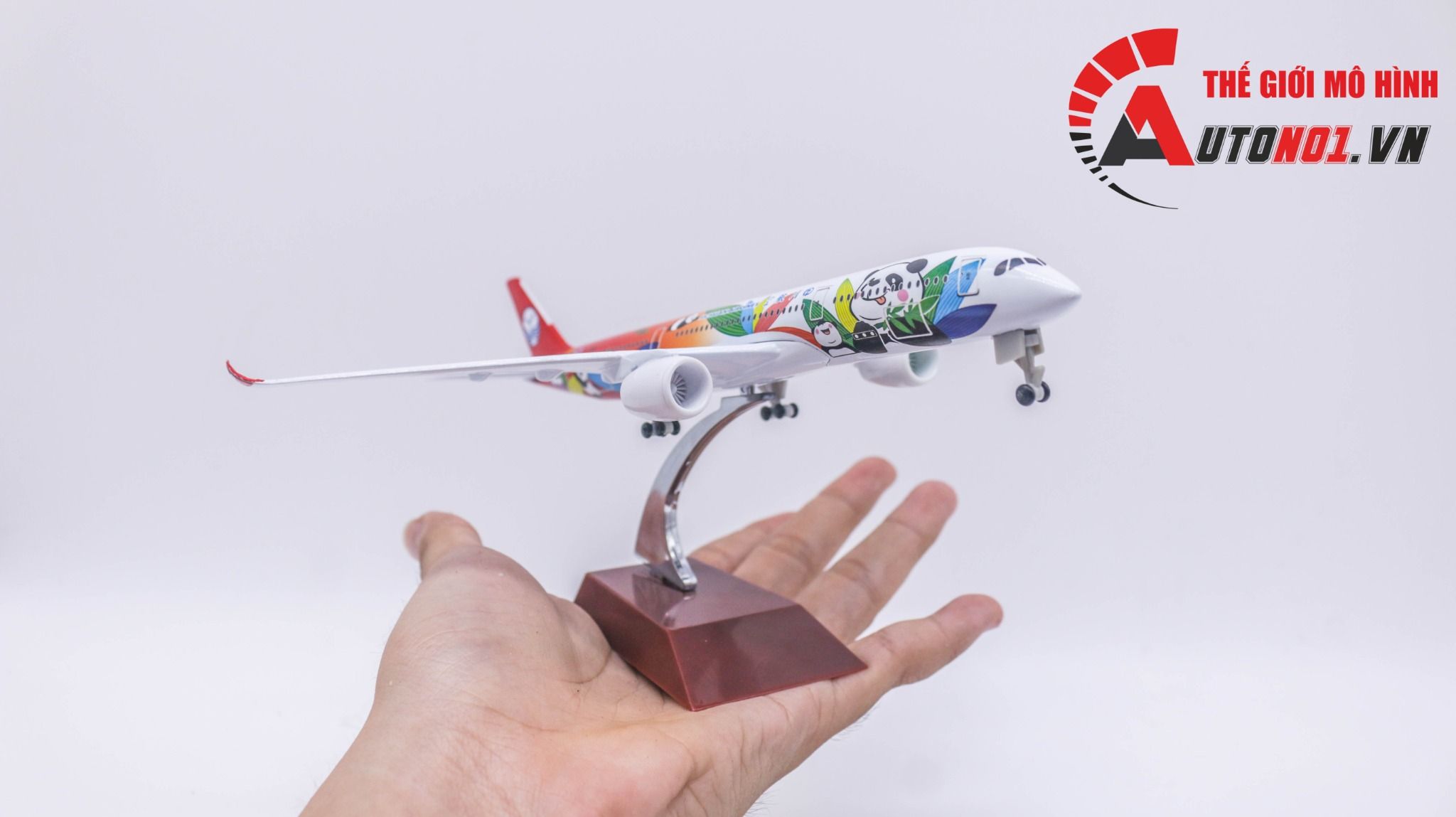 Mô hình máy bay China Sichuan Airlines Airbus A350 có bánh xe 20cm MB20039