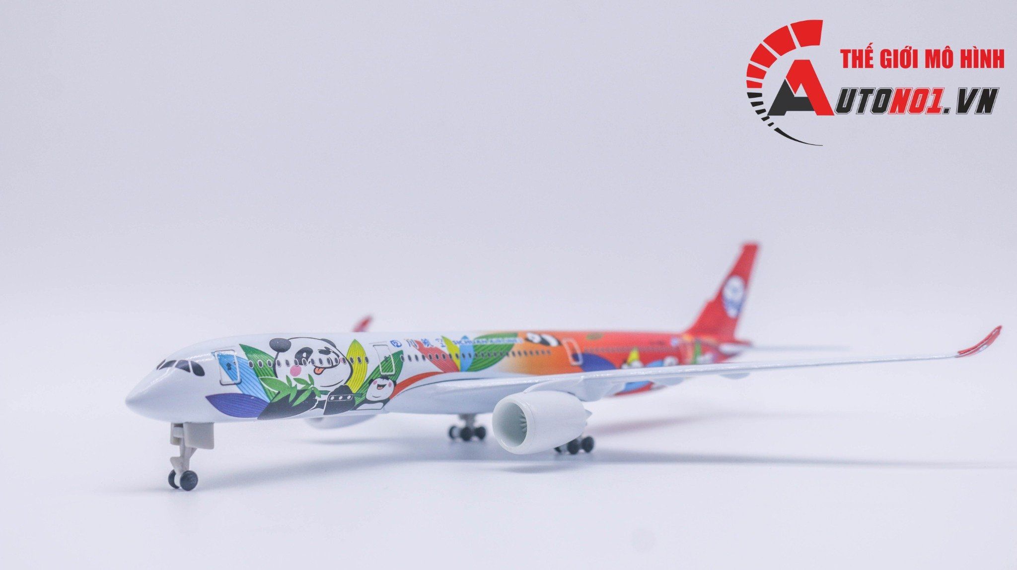  Mô hình máy bay China Sichuan Airlines Airbus A350 có bánh xe 20cm MB20039 