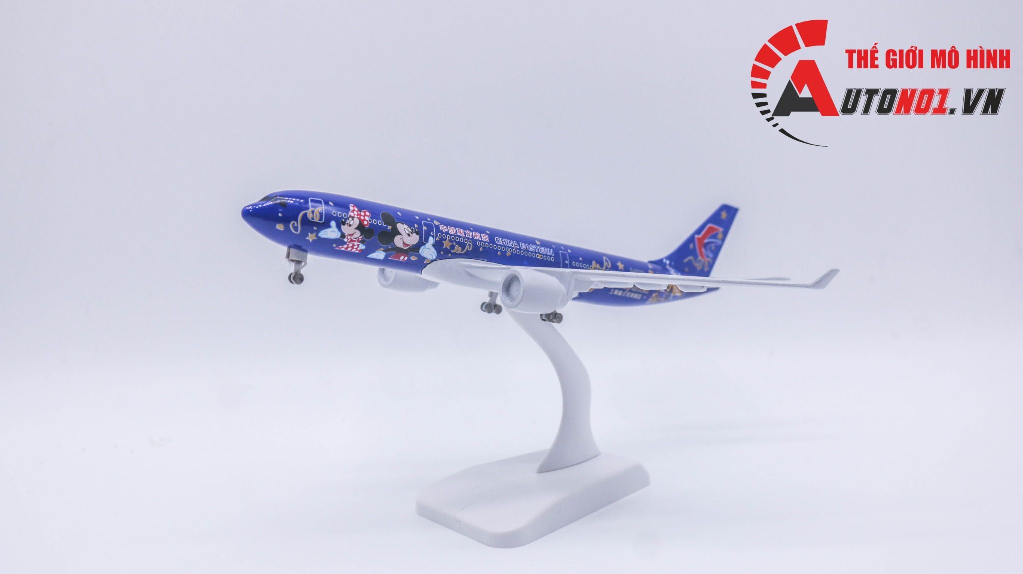 Mô hình máy bay China Eastern Mickey Airbus A330 kích thước 20cm MB20094