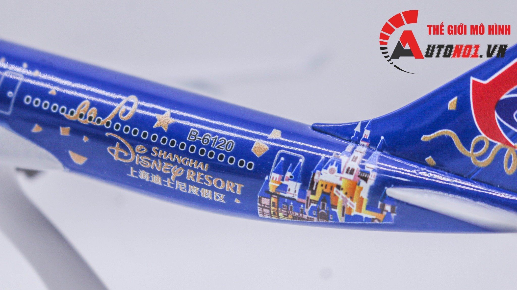 Mô hình máy bay China Eastern Mickey Airbus A330 kích thước 20cm MB20094