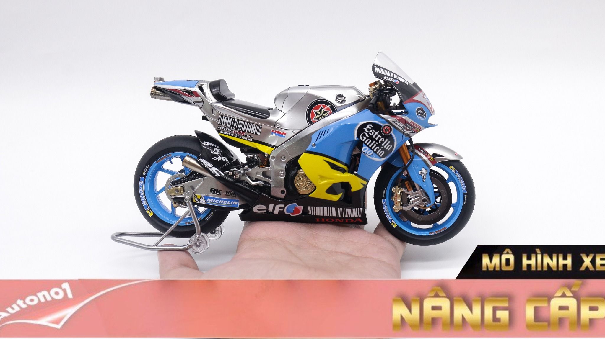  Mô hình xe cao cấp Honda Rc213v Marc Vds 2016 1:12 Tamiya D098b 