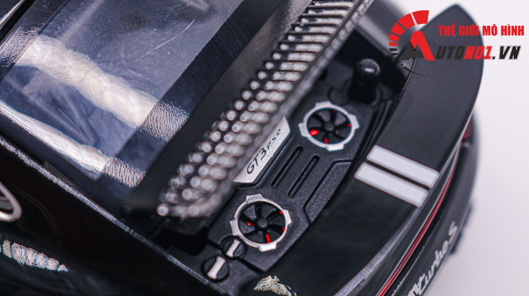 Mô hình xe Porsche 911 Turbo S full open , có đèn và âm thanh tỉ lệ 1:32 Miniauto OT32035