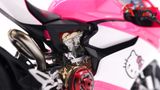  Mô hình xe cao cấp Ducati 1199 Hello Kitty Pink Version độ nồi 1 1:12 Tamiya D227L 