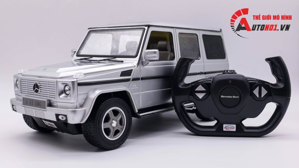 RASTAR XE ĐIỀU KHIỂN MERCEDES BENZ G55 AMG SILVER 1:14 1258