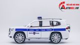 Mô hình xe ô tô độ CSGT Toyota Prado cảnh sát giao thông Việt Nam màu trắng 1:24 full open có còi hú OT380 