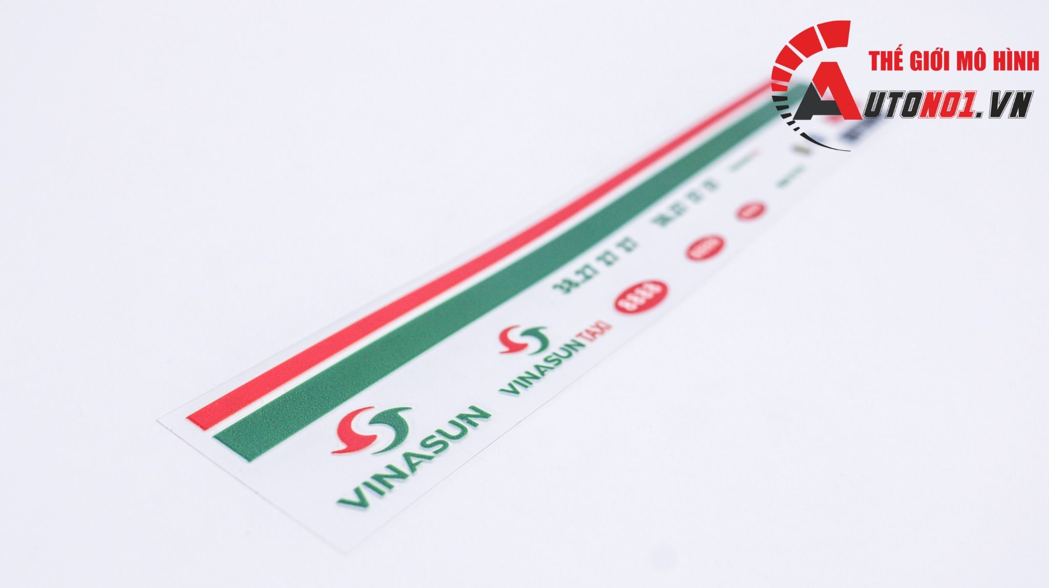 Decal UV độ xe dịch vụ - thương mại Vinasun taxi cho xe tỉ lệ 1:24 có keo sẵn lột dán DC810