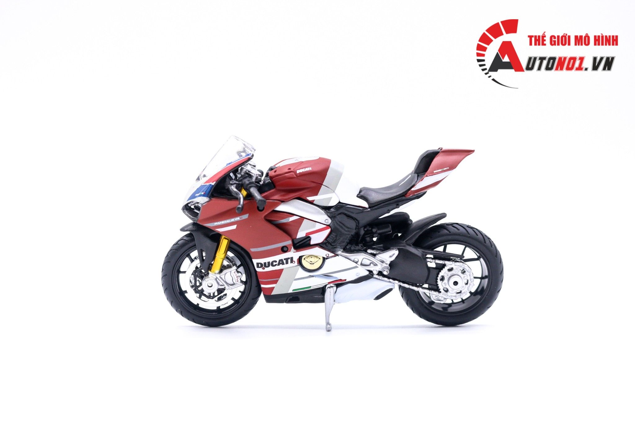  Mô hình xe Ducati Panigale V4S corse red 1:18 Maisto 6819 