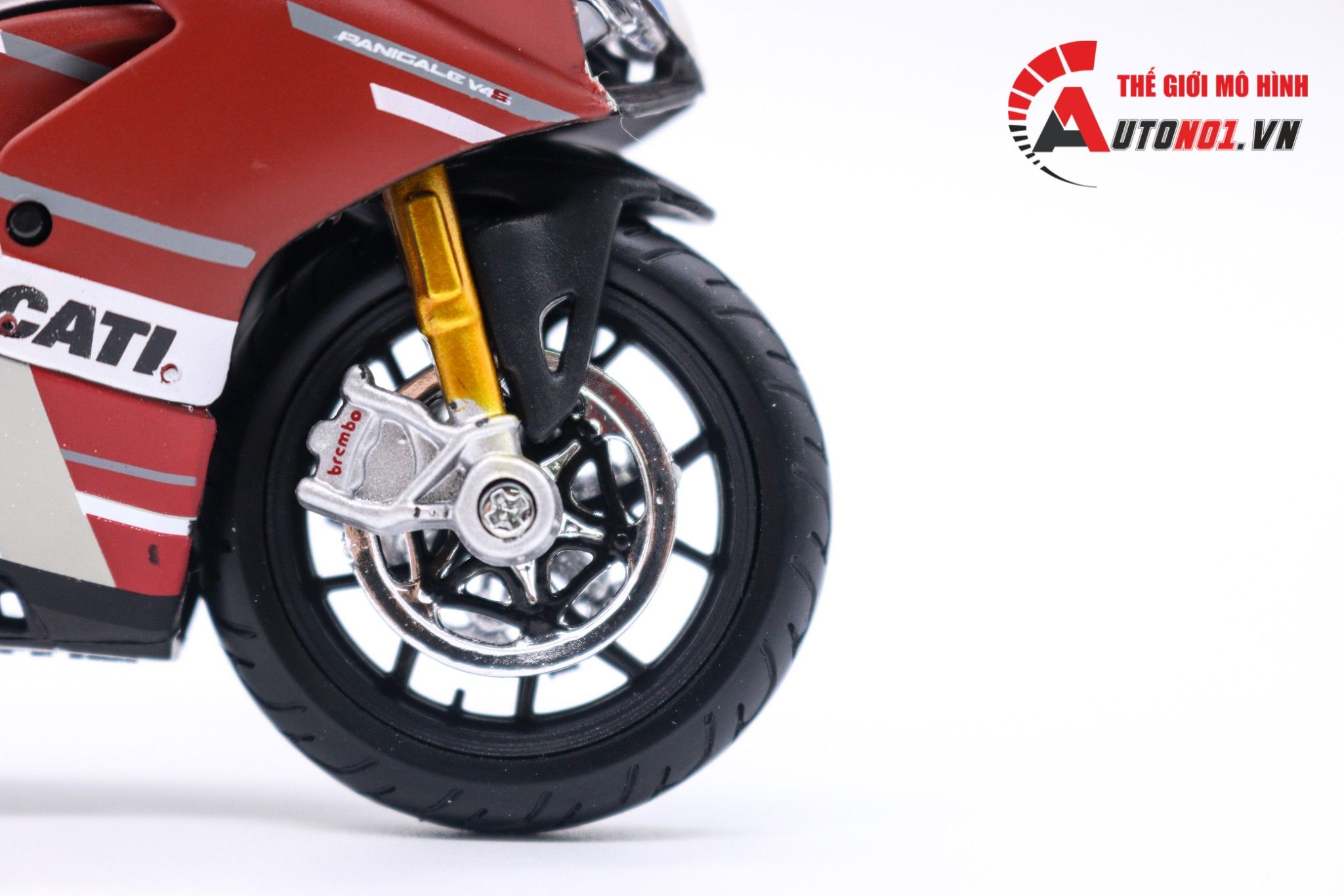  Mô hình xe Ducati Panigale V4S corse red 1:18 Maisto 6819 