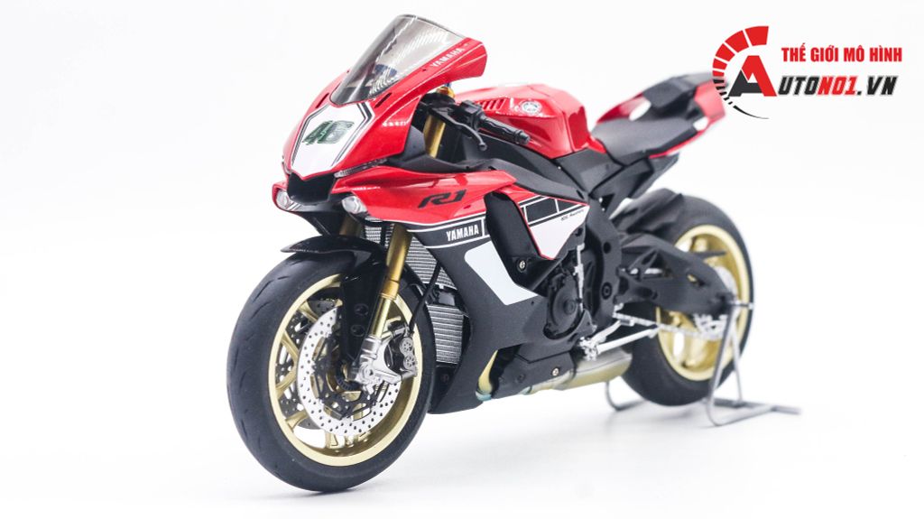 MÔ HÌNH XE YAMAHA YZF R1M ANNIVERSARY 60TH 1:12 TAMIYA D123G