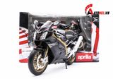  XE MÔ HÌNH MÔ TÔ APRILIA RSV 1000R FACTORY BLACK 1:10 WELLY 3708 