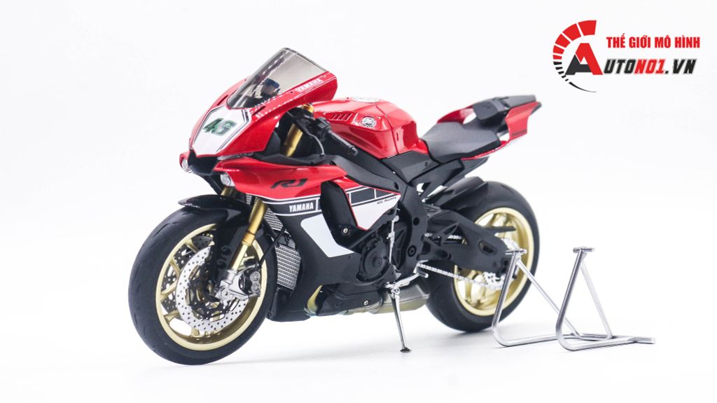 MÔ HÌNH XE YAMAHA YZF R1M ANNIVERSARY 60TH 1:12 TAMIYA D123G