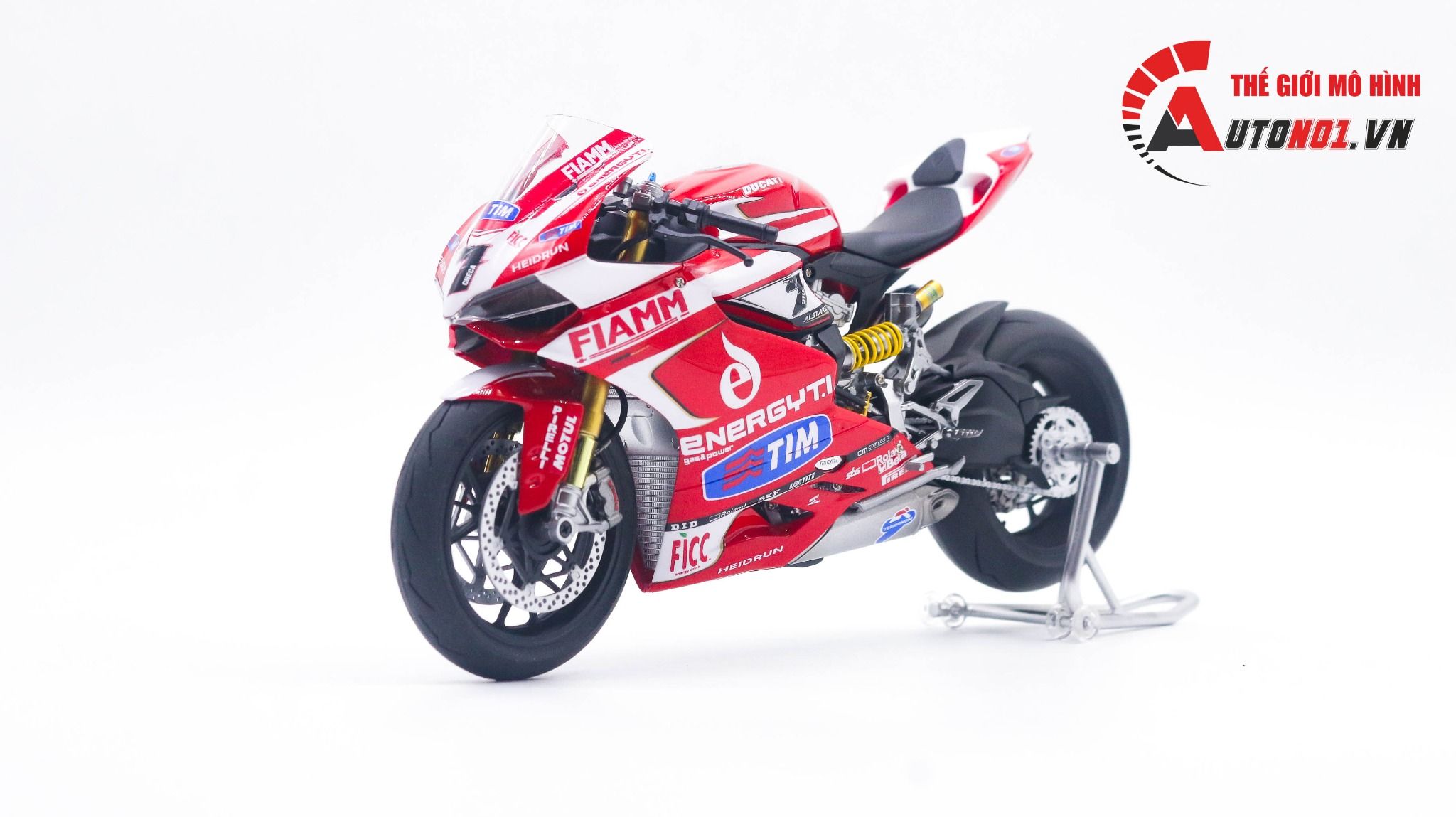 Mô hình xe Ducati Panigale 1199 Fiamm Tim Sbk 2013 #7 1:12 Tamiya D227d