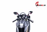  XE MÔ HÌNH MÔ TÔ APRILIA RSV 1000R FACTORY BLACK 1:10 WELLY 3708 