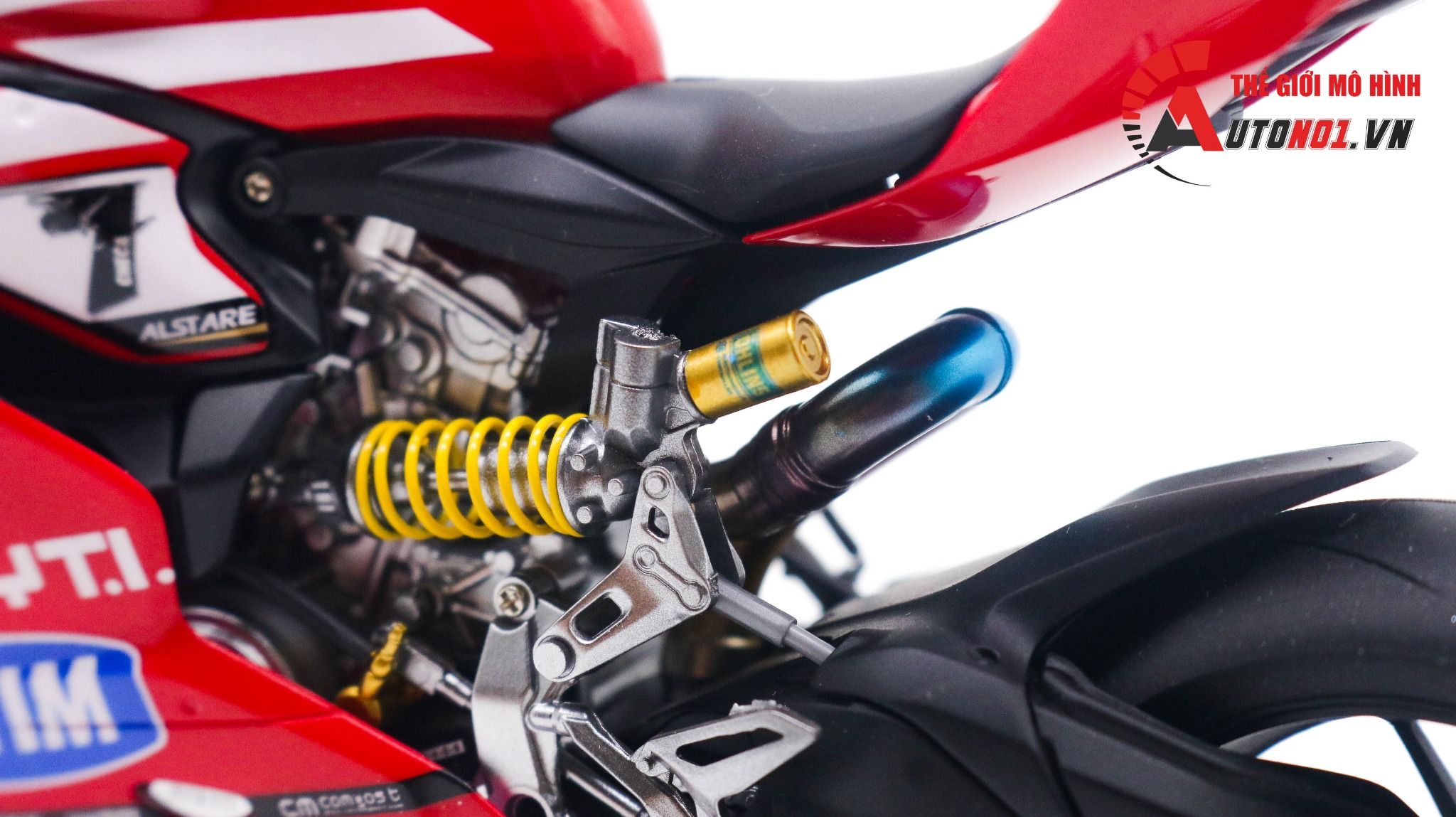 Mô hình xe Ducati Panigale 1199 Fiamm Tim Sbk 2013 #7 1:12 Tamiya D227d