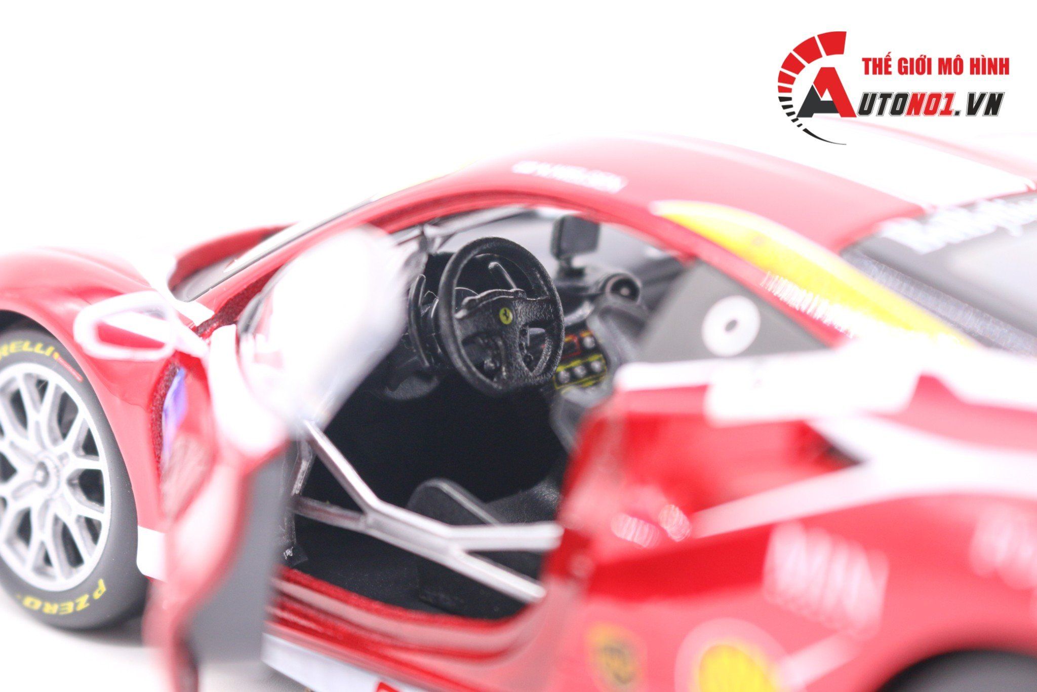 Mô hình xe Ferrari 488 Challenge 2017 red 1:24 Bburago 18-26308 OT593