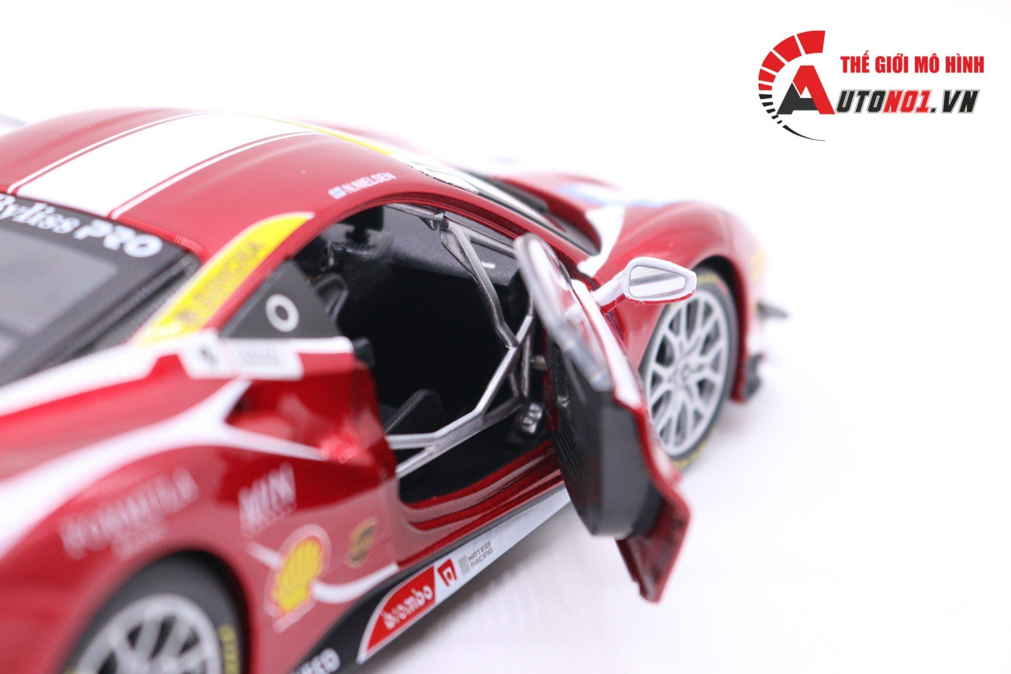 Mô hình xe Ferrari 488 Challenge 2017 red 1:24 Bburago 18-26308 OT593