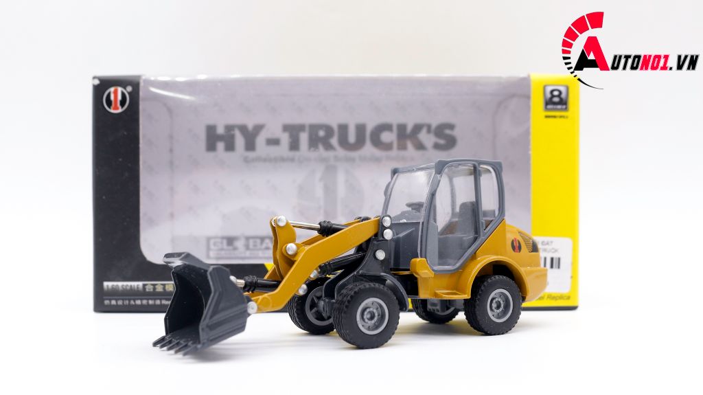 MÔ HÌNH XE ỦI ĐẤT YELLOW 1:60 HYTRUCK 7626