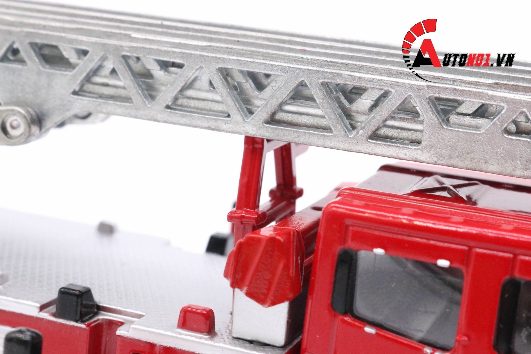  Mô hình xe thang cứu hỏa có thang bằng kim loại tỉ lệ 1:50 KDW Kaidiwei 625012 1171 