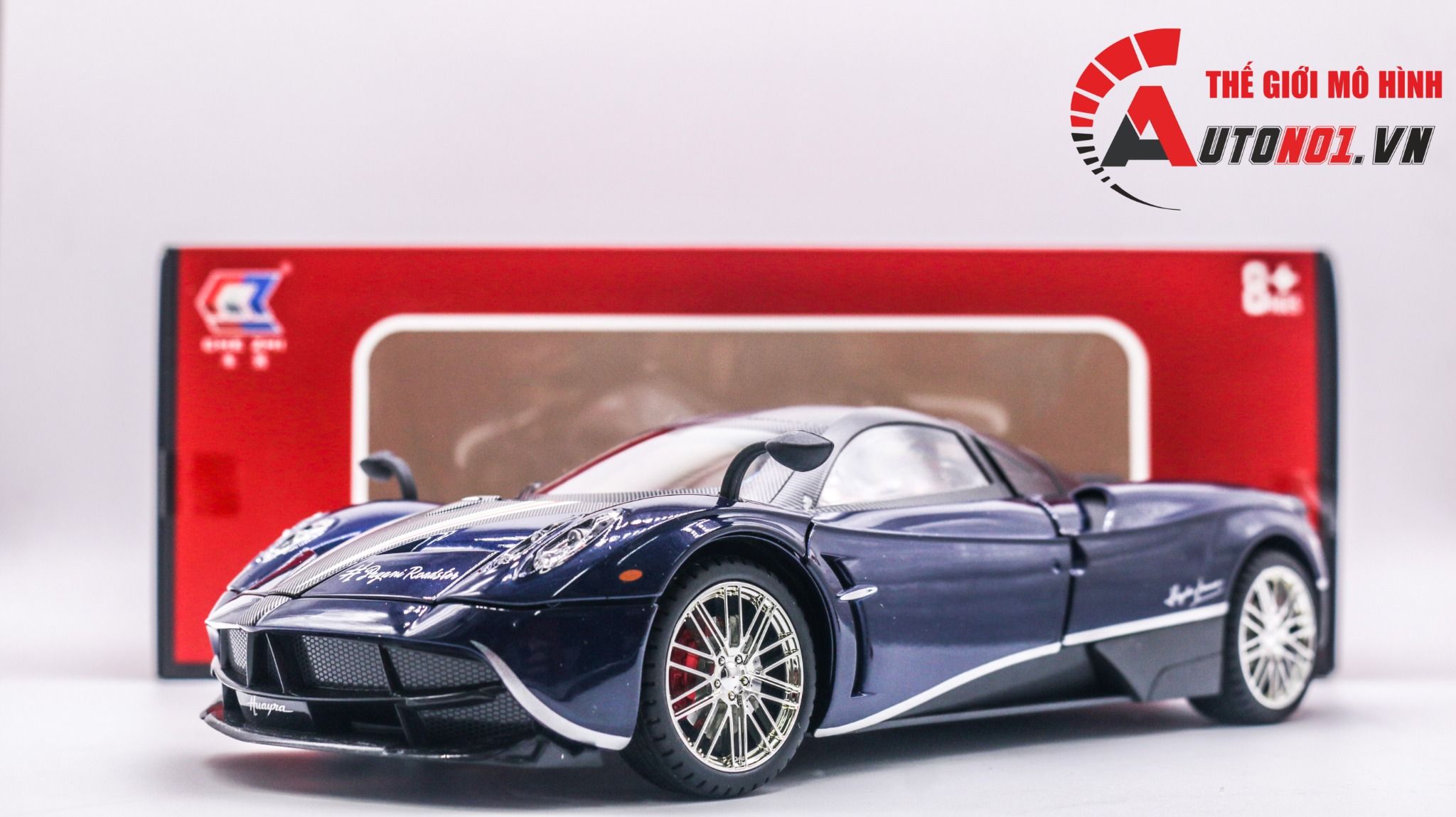  Mô hình xe Pagani Huayra đánh lái được full kính full open tỉ lệ 1:18 Chezhi OT393 