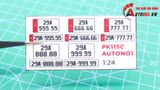  Phụ kiện 5 biển số xe mô hình tỉ lệ 1:24 ép plastic Autono1 Hà Nội PK115 