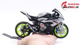  Mô hình xe độ Bmw S1000rr gray độ mâm - độ pô titan tỉ lệ 1:12 Autono1 Welly D226M 