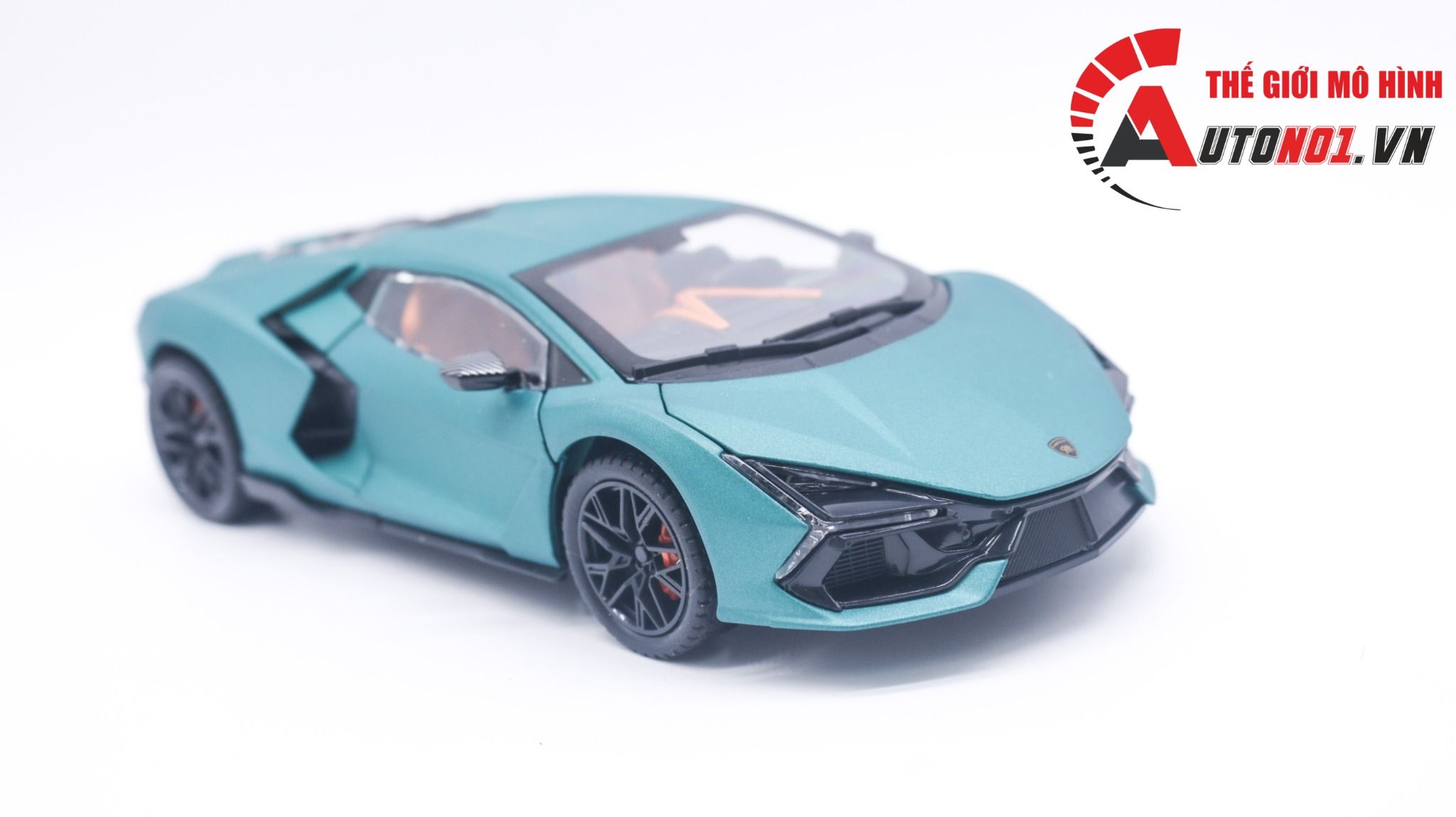 Mô hình Lamborghini Revuelto có đèn-đánh lái được-mở full cửa-full kính tỉ lệ 1:24 Alloy Model OT418