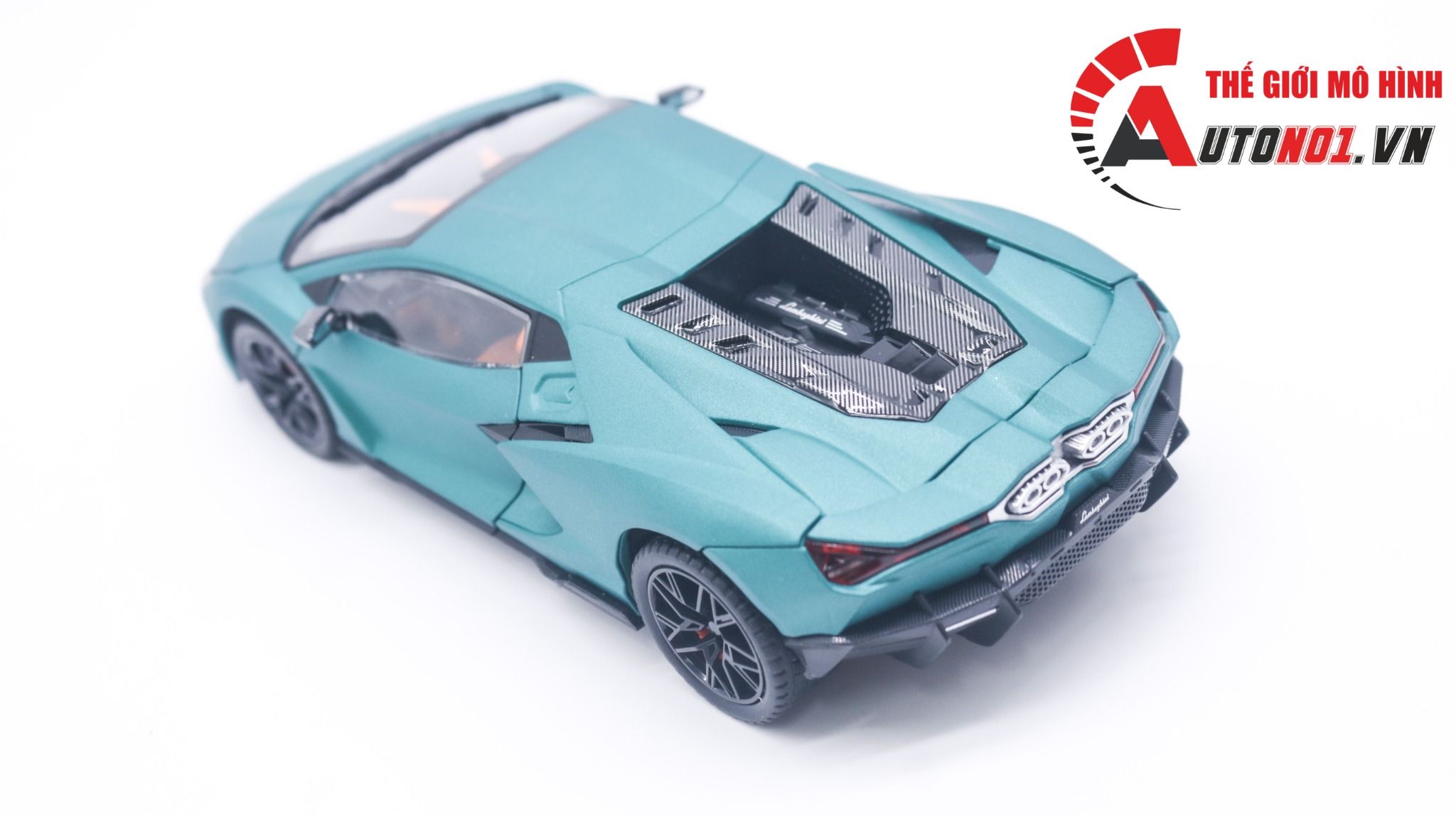 Mô hình Lamborghini Revuelto có đèn-đánh lái được-mở full cửa-full kính tỉ lệ 1:24 Alloy Model OT418