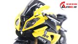  Mô hình xe độ BMW S1000RR Cá Mập vàng độ mâm - độ pô tỉ lệ 1:12 Autono1 Joycity D022G 