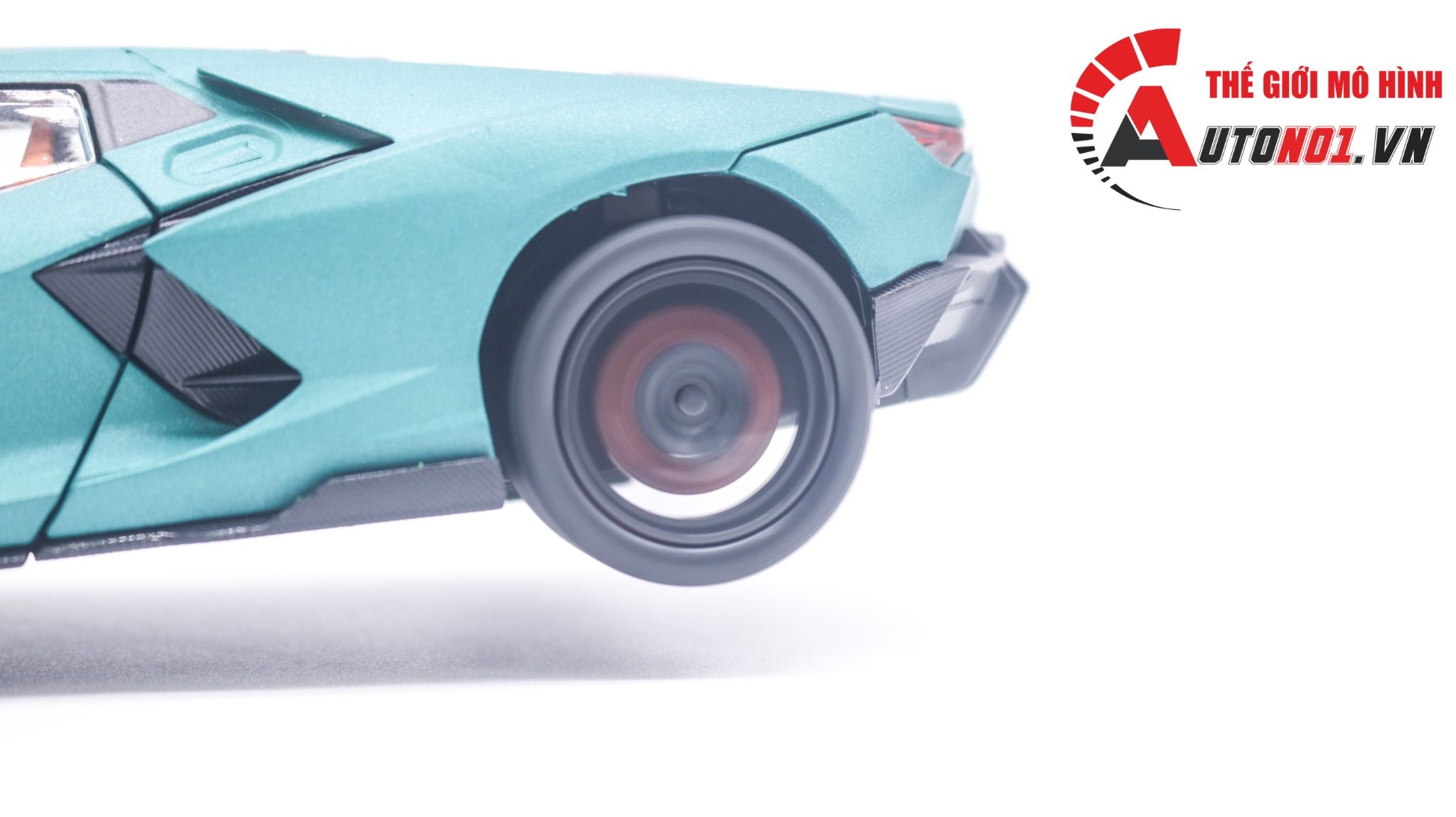 Mô hình Lamborghini Revuelto có đèn-đánh lái được-mở full cửa-full kính tỉ lệ 1:24 Alloy Model OT418