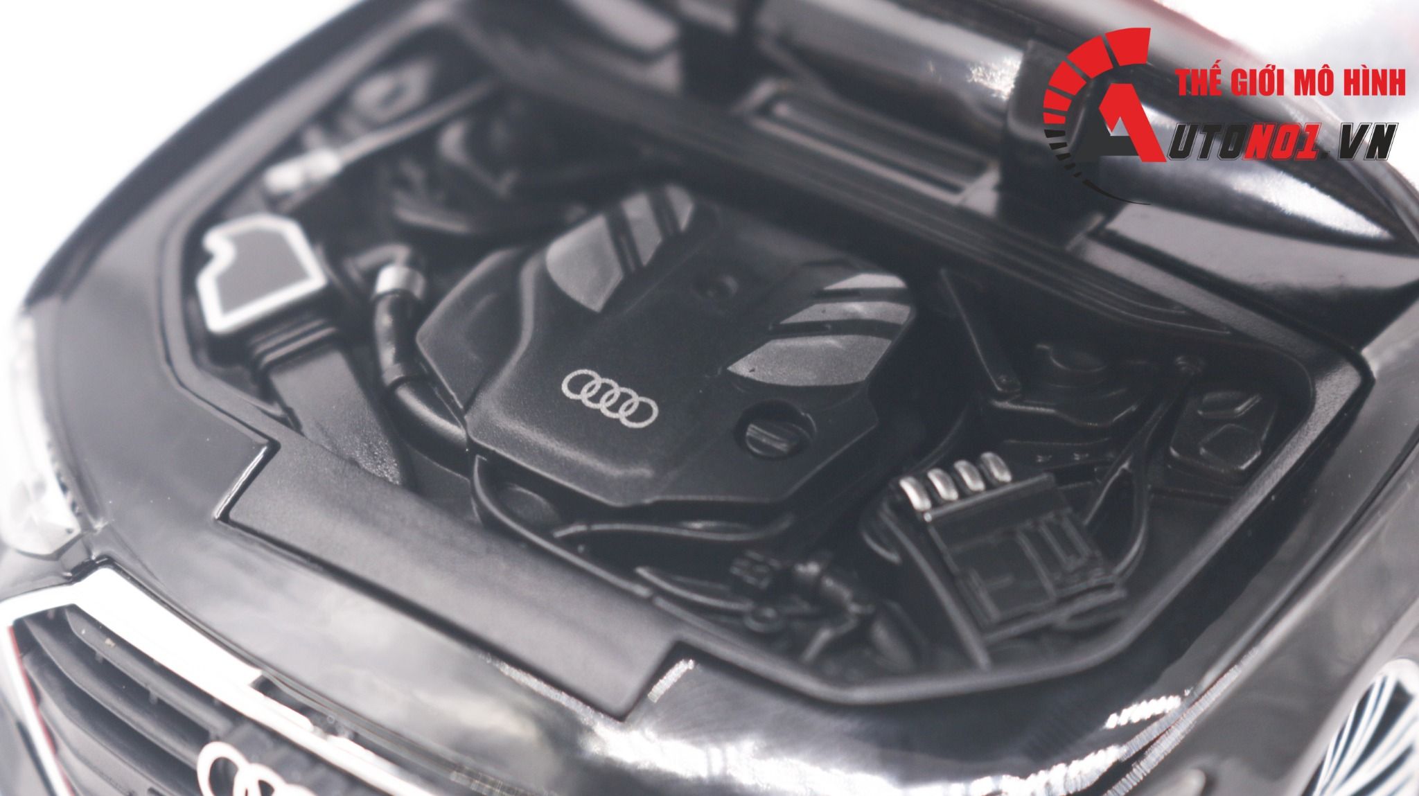 Mô hình xe Audi A7 full open, đánh lái được, có đèn và âm thanh tỉ lệ 1:24 Chezhi OT420