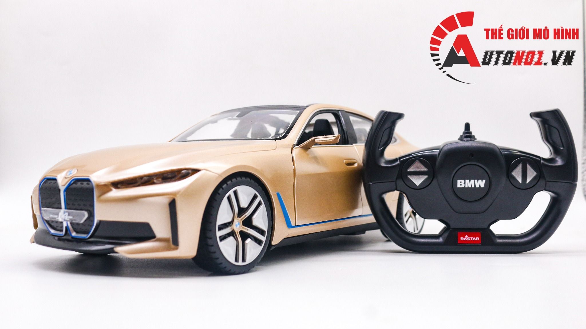  Mô hình xe điều khiển Bmw i4 concept 1:14 rastar dk003 