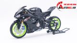  Mô hình xe độ Bmw S1000rr 2020 black độ nồi - độ pô 1:12 Autono1 Welly D226K 