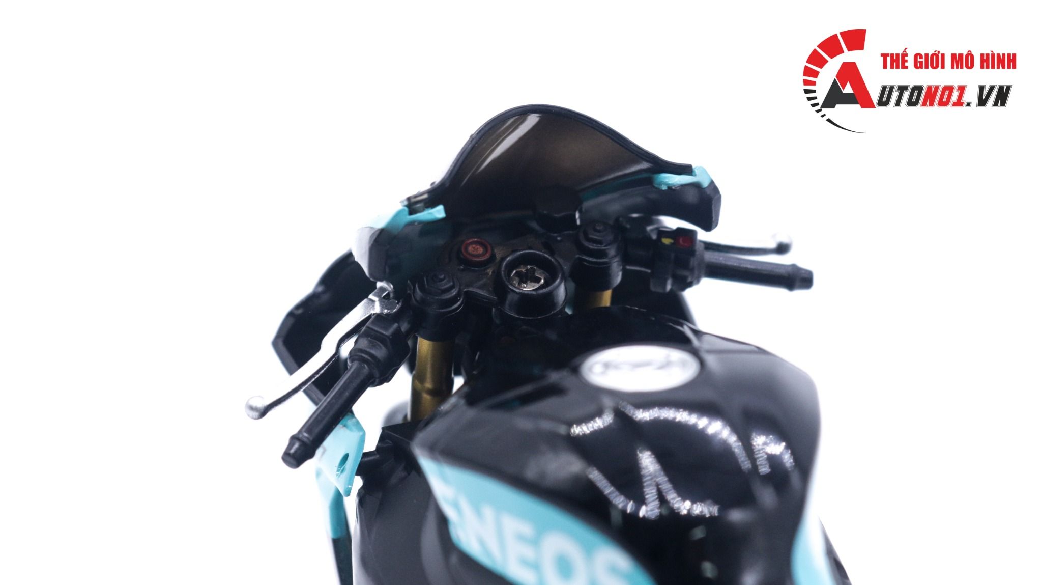 Mô hình xe độ Yamaha R1m Petronas race độ pô Akrapovic 1:12 Autono1 MSZ D028M