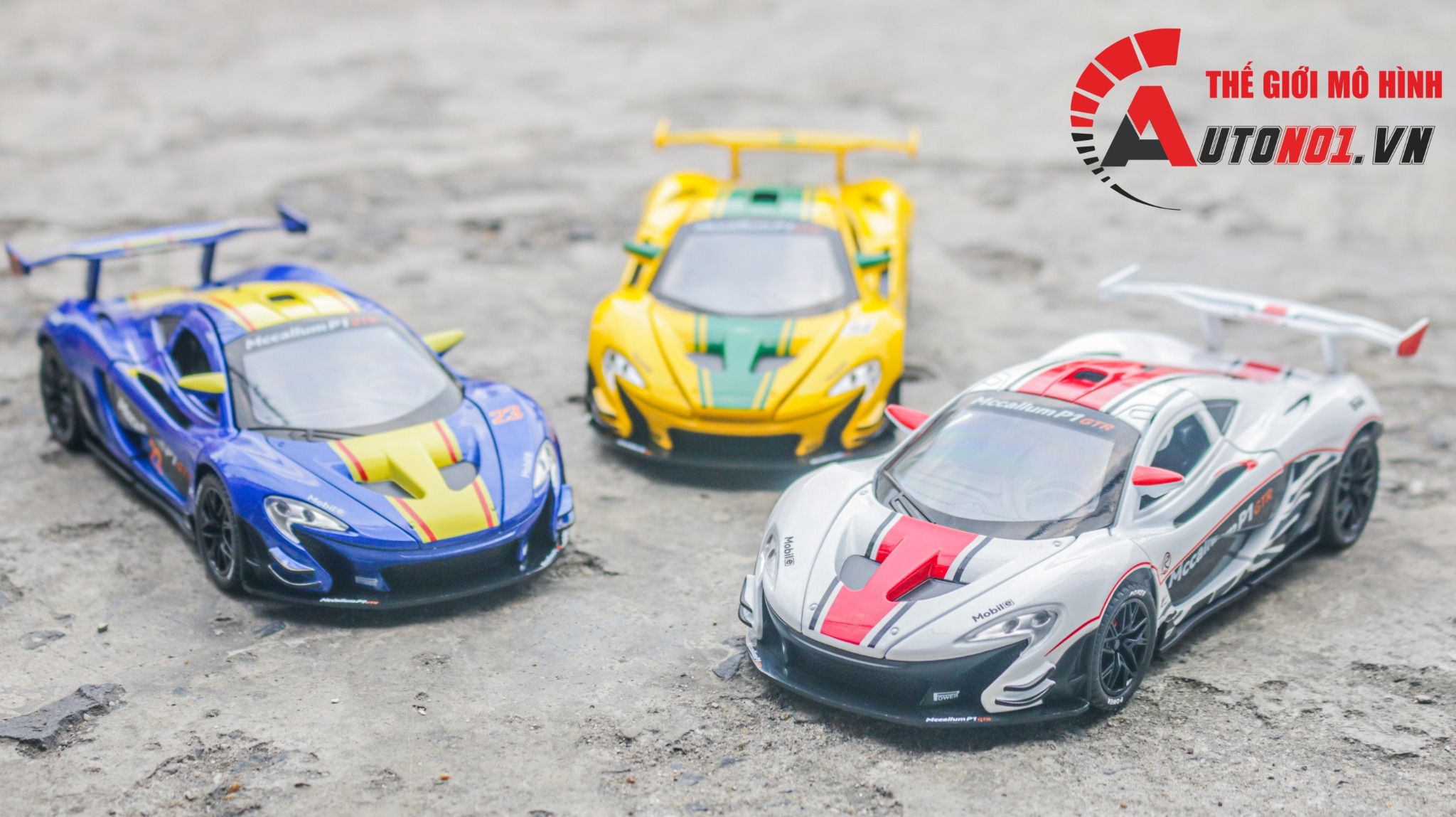 Mô hình xe McLaren P1 GTR full open - có âm thanh - có đèn tỉ lệ 1:22 Jiaye Model OT454