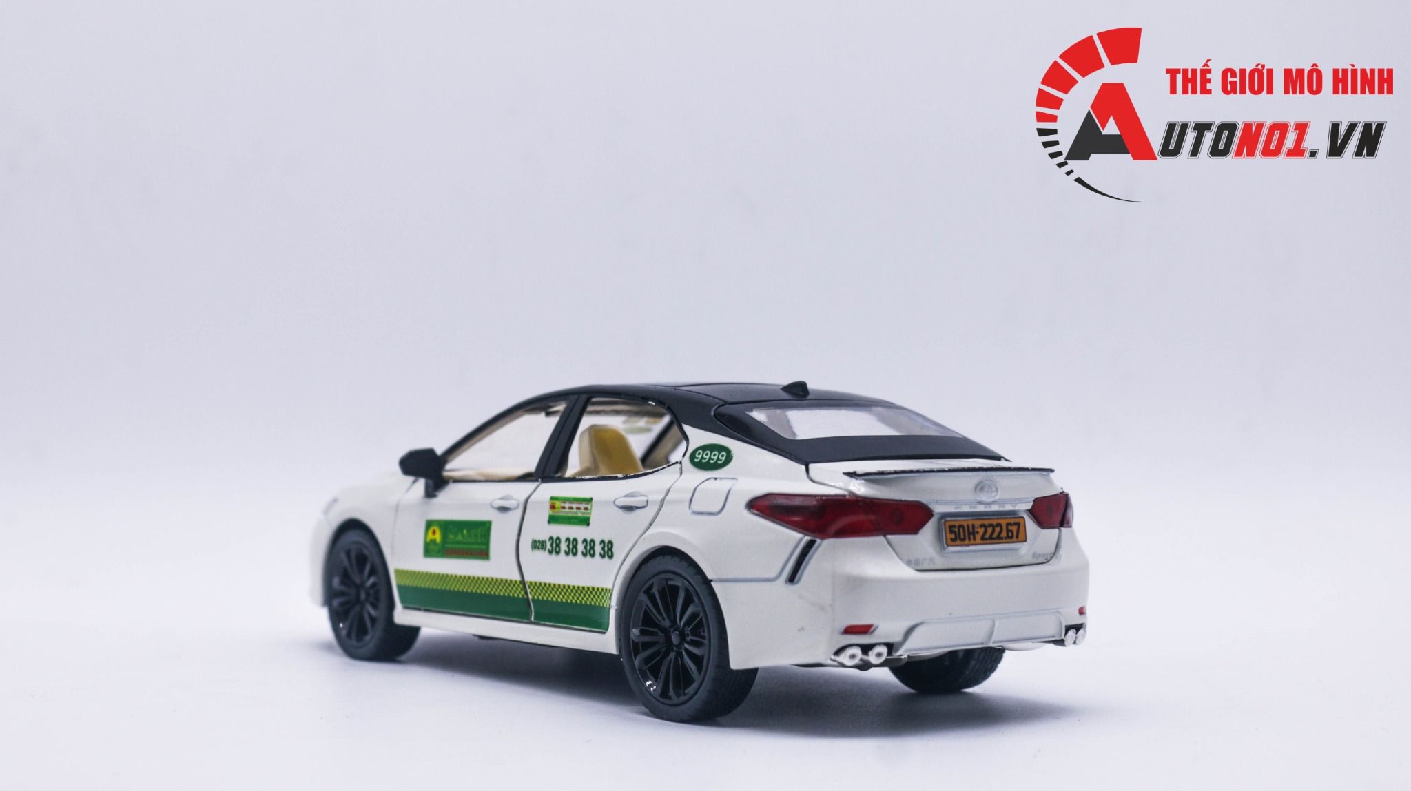 Mô hình xe độ dịch vụ Toyota Camry độ dịch vụ Taxi Mai Linh tỉ lệ 1:24 Chezhi Autono1 OT500