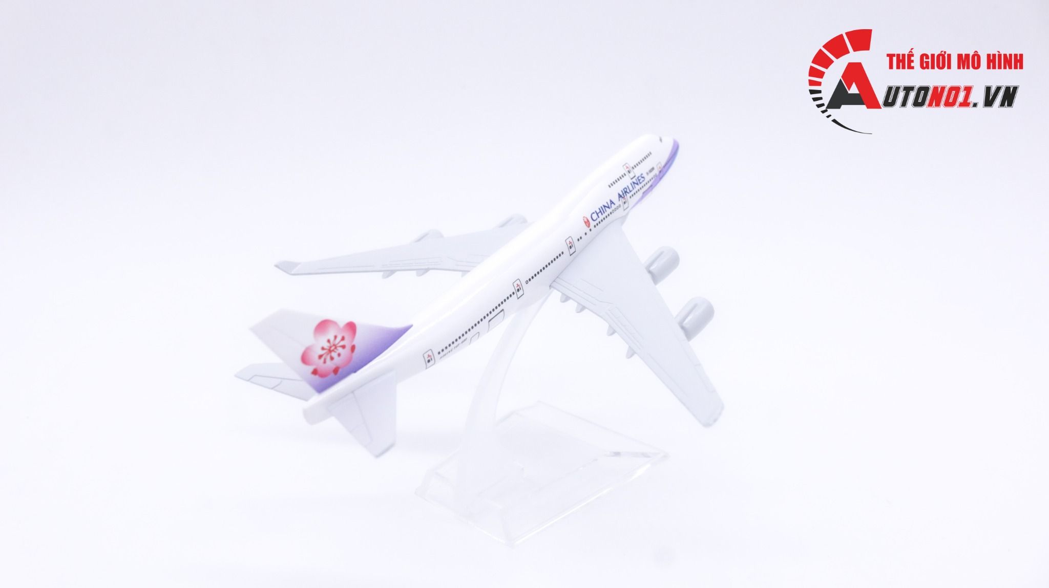 Mô hình máy bay China Airlines B-18208 Boeing B747 16cm MB16034
