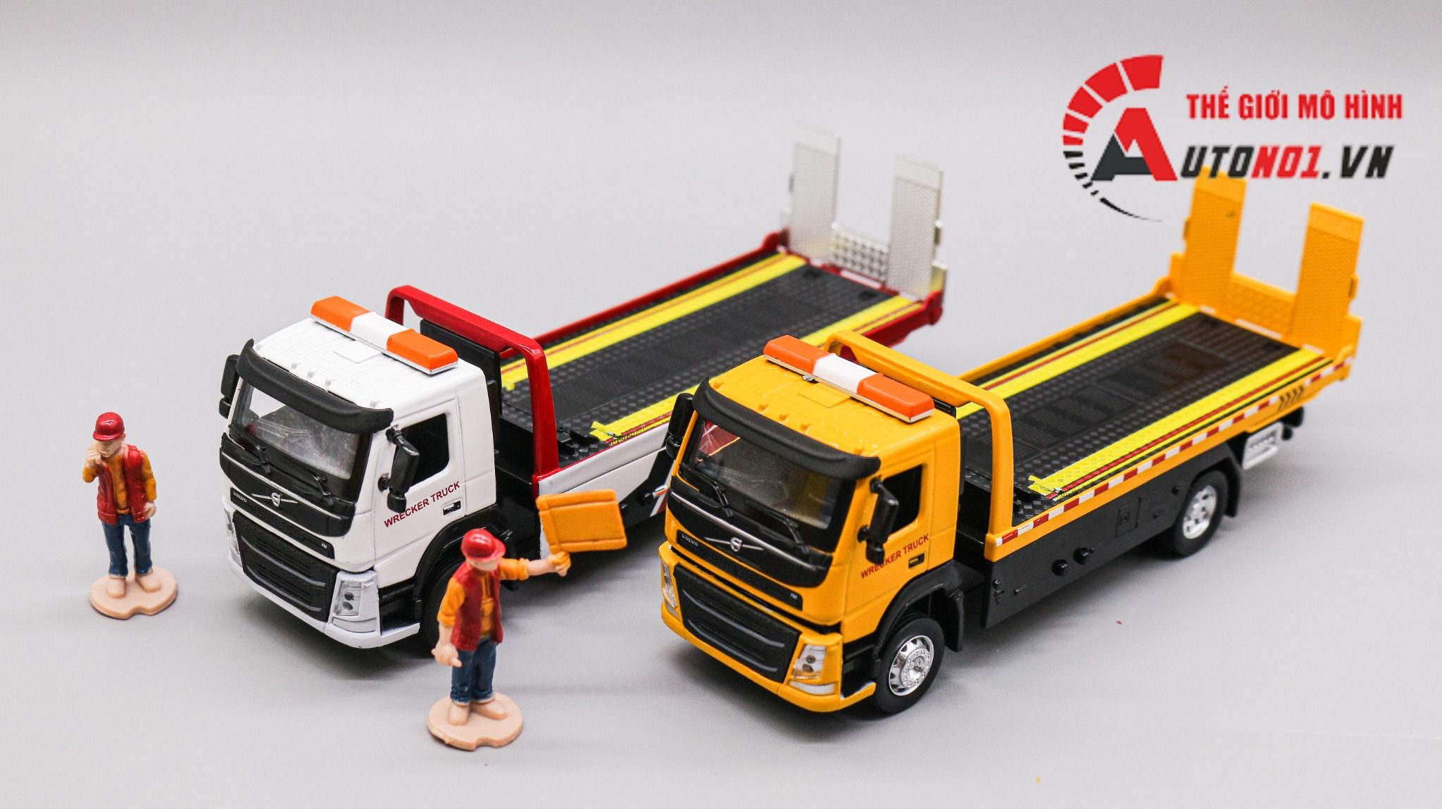  Mô hình xe tải cứu hộ volvo wrecker truck 1:50 diecast metal 7917 