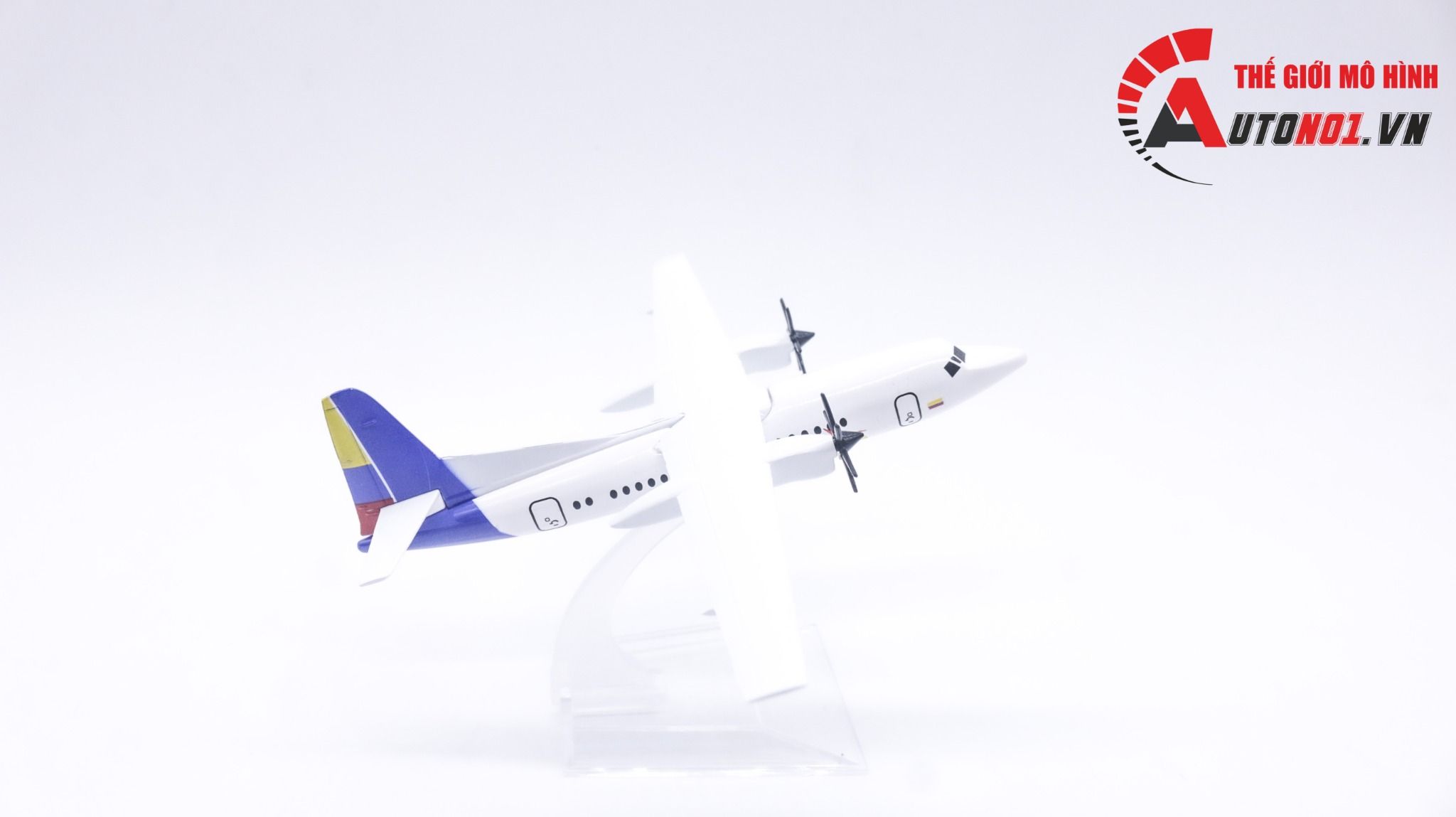 Mô hình máy bay cánh quạt ATR72-60 Columbia Avianca Satena FK50 16cm MB16155