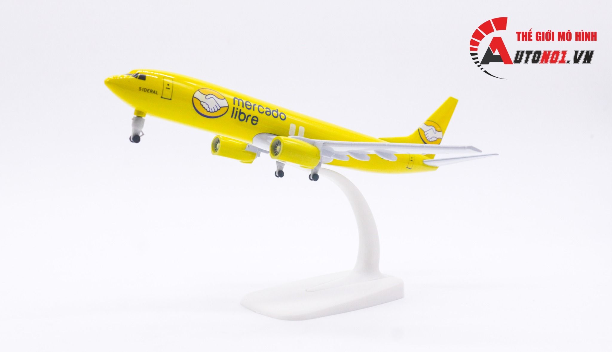 Mô hình máy bay USA Mercado Libre Boeing B737 có bánh xe 20cm MB20053