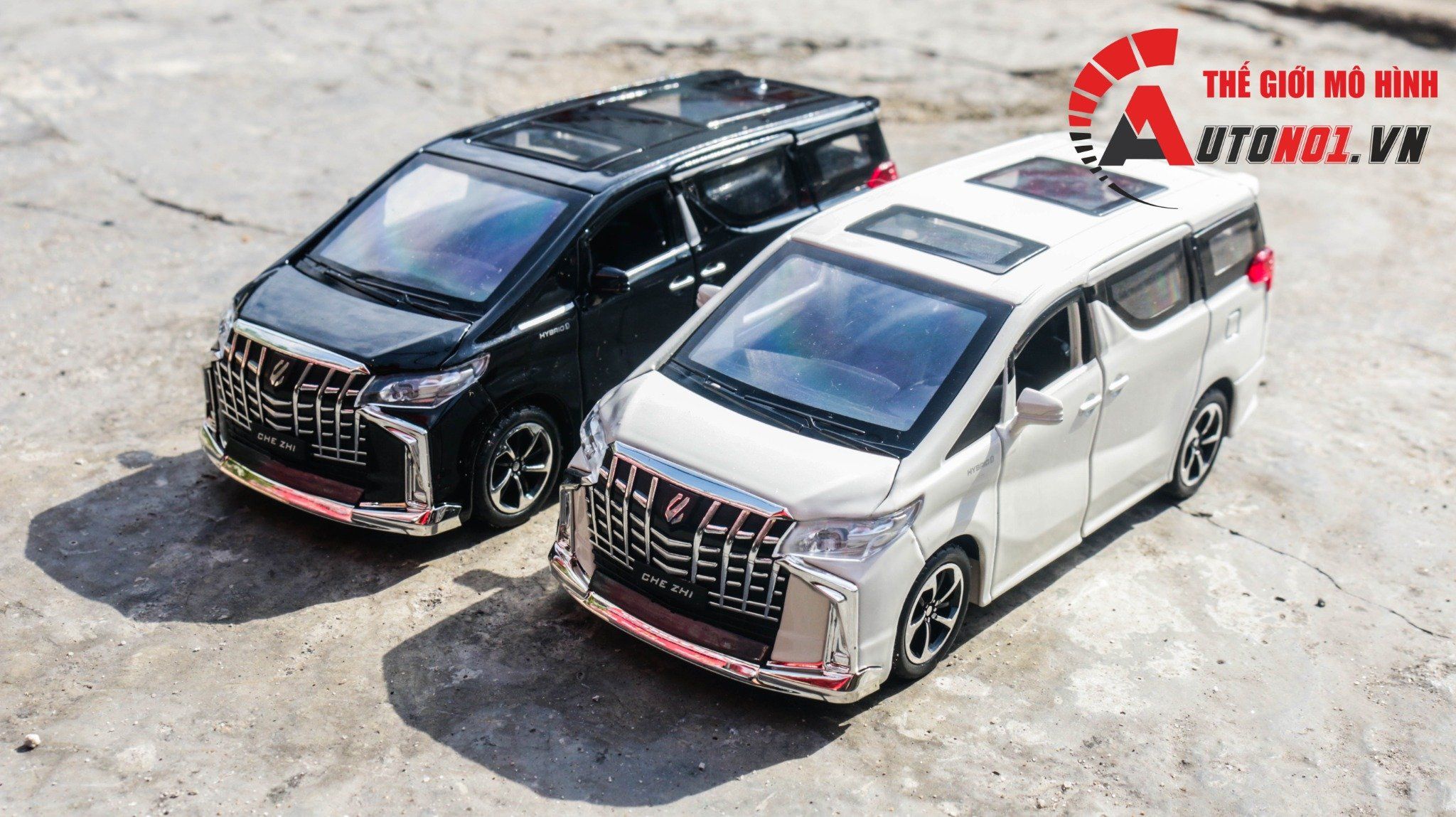 Mô hình xe Toyota Alphard 2022 full open tỉ lệ 1:32 Chezhi OT464