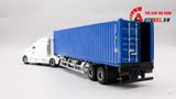  Mô hình xe container kéo thùng lạnh 1:50 huayi alloy 7916 