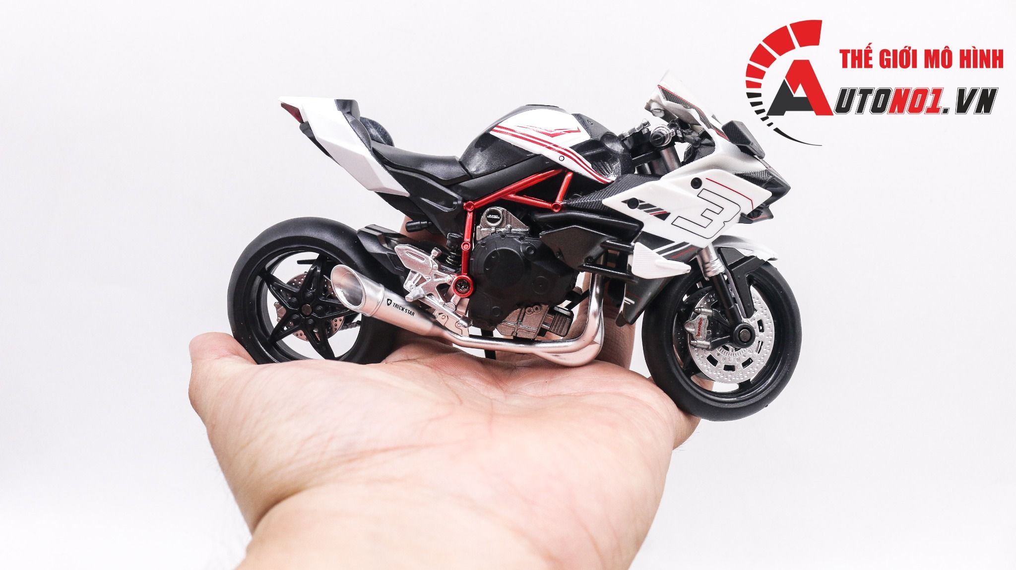 Mô hình xe Kawasaki Ninja H2R 1:12 MSZ 8072
