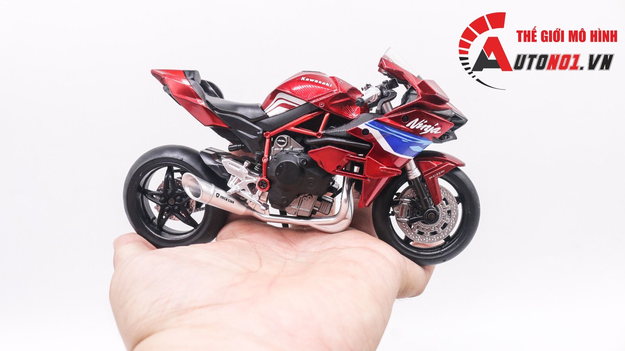 Mô hình xe Kawasaki Ninja H2R 1:12 MSZ 8072