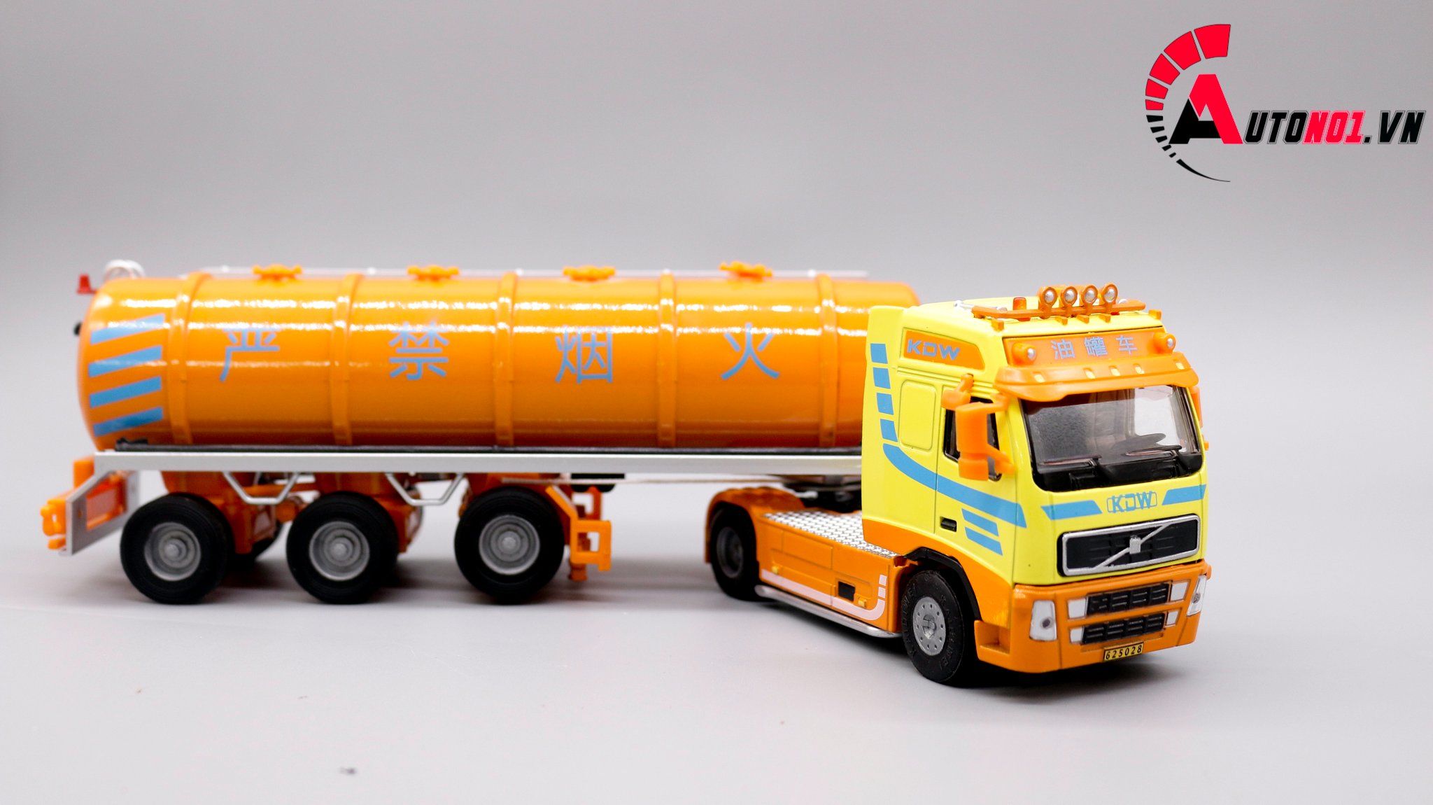  Mô hình xe chở dầu orange 1:50 kaidiwei 7632 