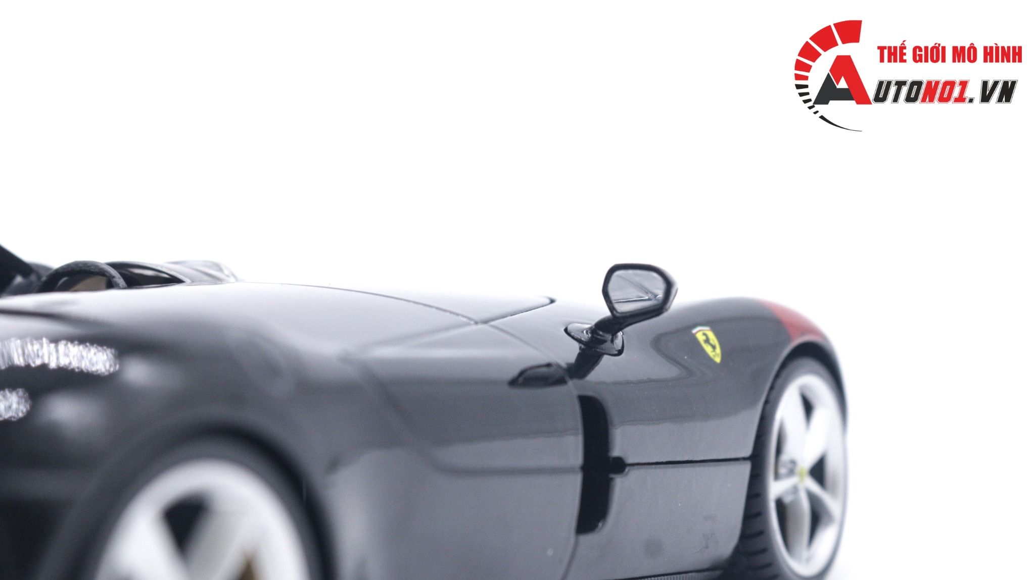 Mô hình xe Ferrari Monza Sp1 Sports tỉ lệ 1:24 black Bburago 18-26027 BK OT037