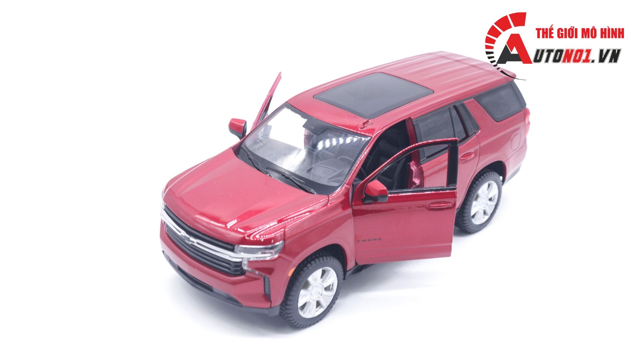 Mô hình xe Chevrolet Tahoe 2021 mở được 2 cửa tỉ lệ 1:26 Maisto OT042