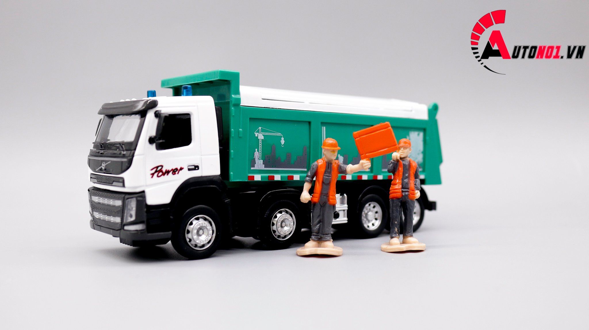  Mô hình xe tải thùng green 1:50 caipo 7634 